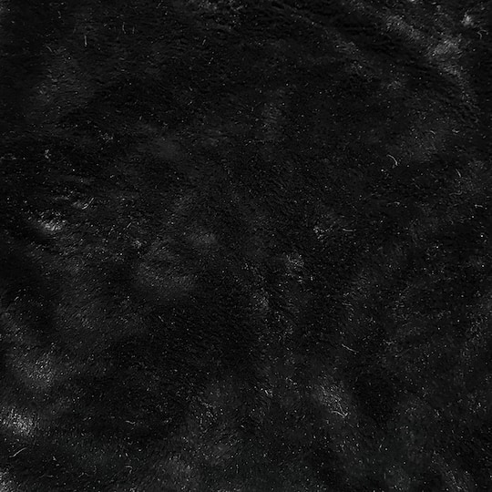 Feldman Black Faux Fur Craft Fabric